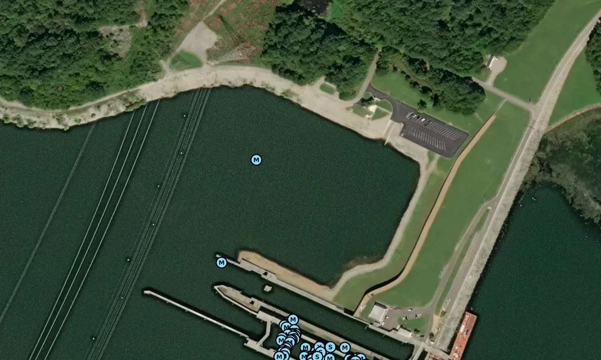 Satelite image of Nickajack Lock
