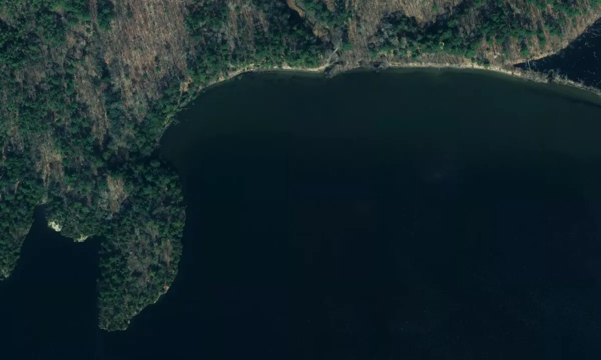 Satelite image of Niquette Bay State Park