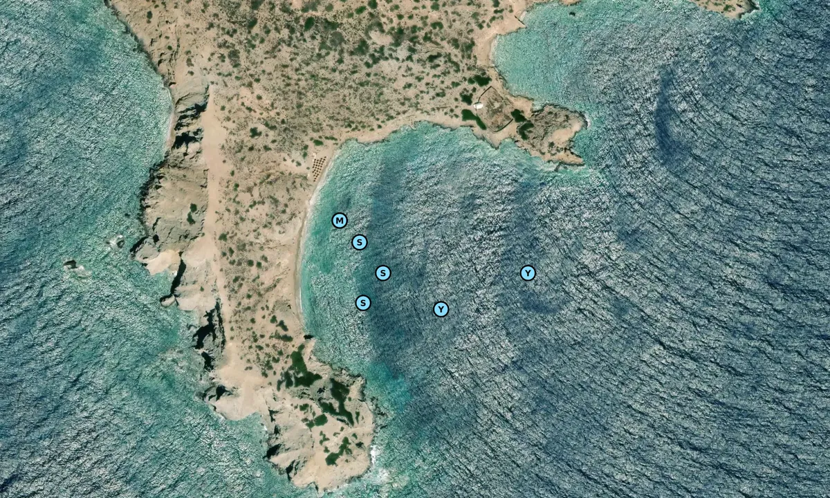 Satelite image of Nisida Gramvousa