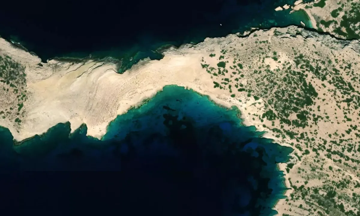 Satelite image of Nisida Island
