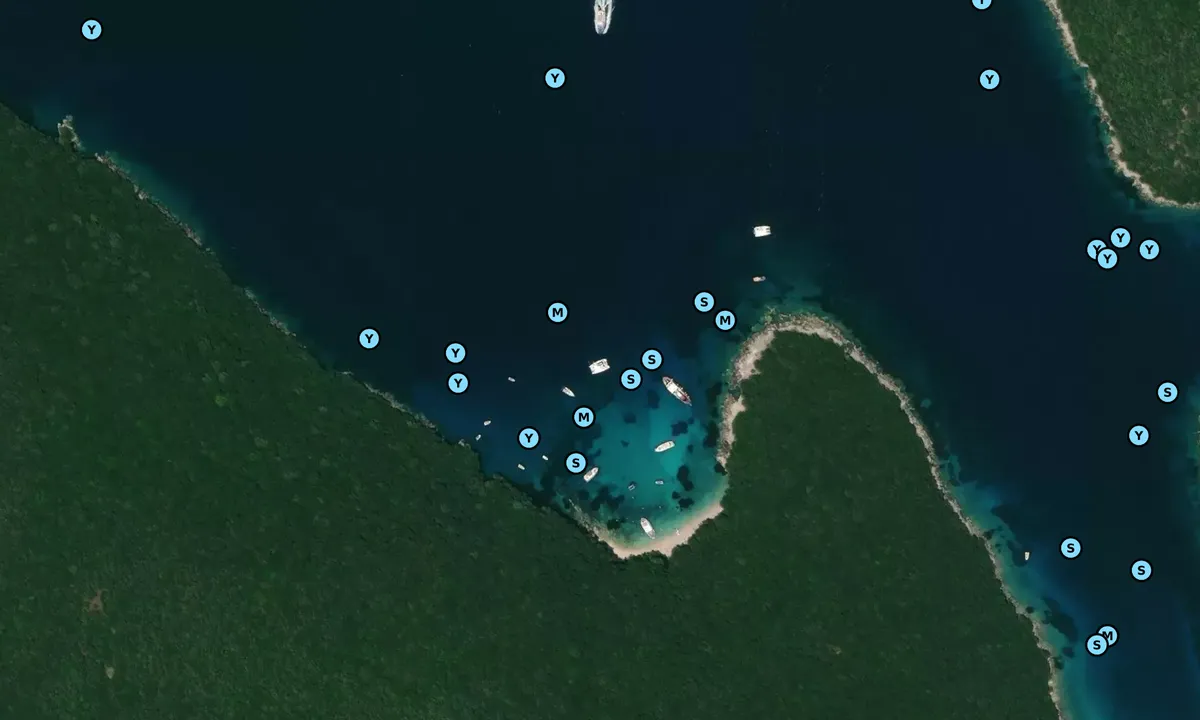 Satelite image of Nisida Syvota North