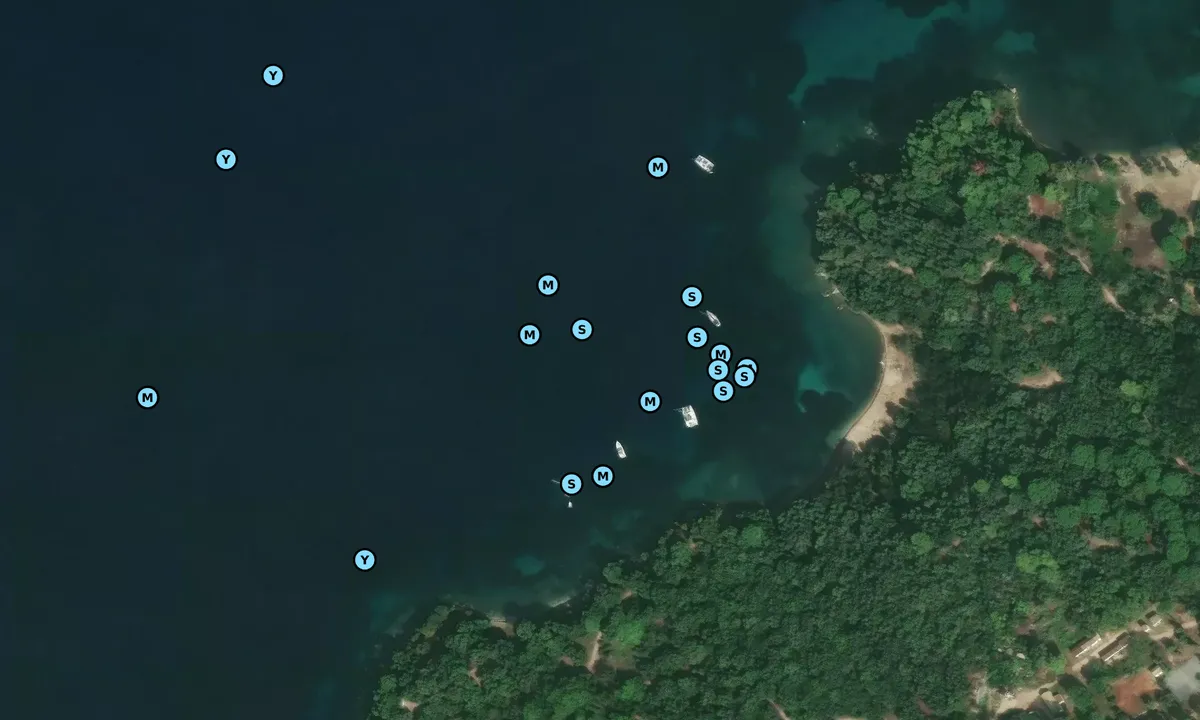 Satelite image of Nisida Vido West