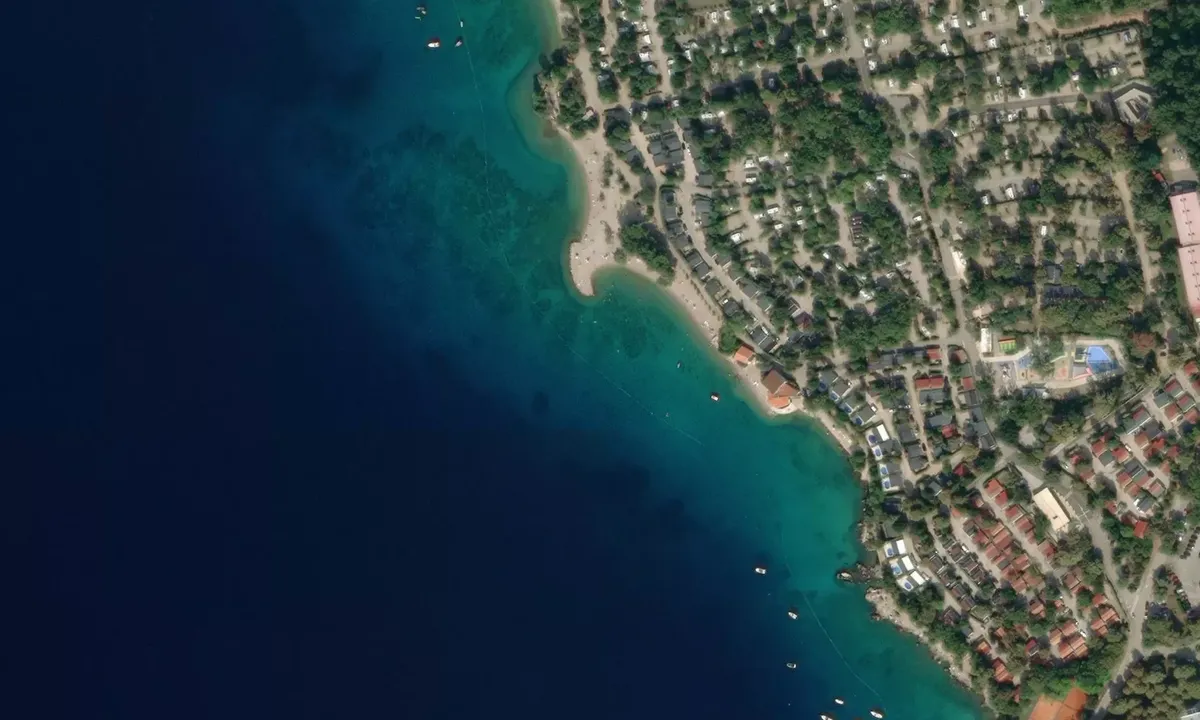 Satelite image of Njivice