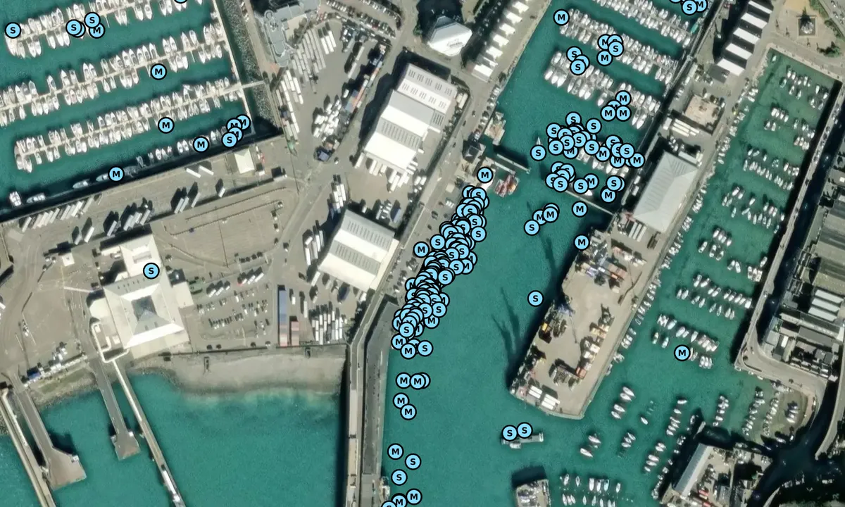 Satelite image of No 5 Berth