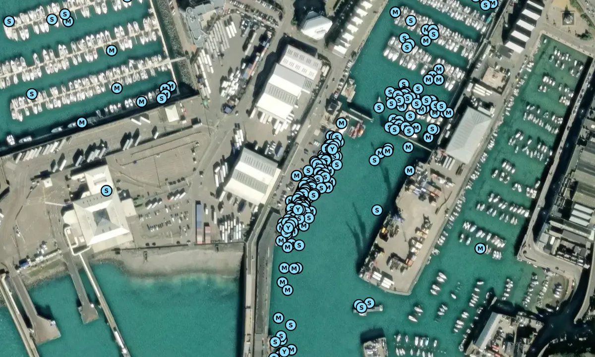 Satelite image of No 5 Berth