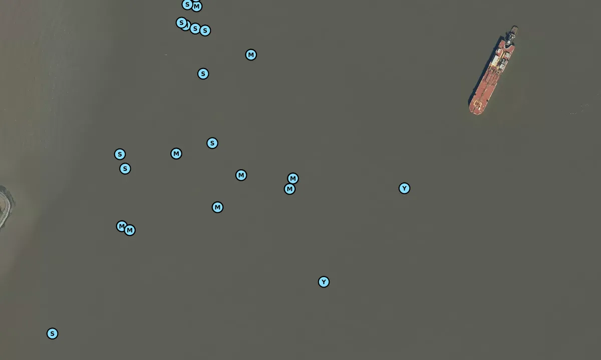 Satelite image of No pleasure craft: Federal Anchorage 19W