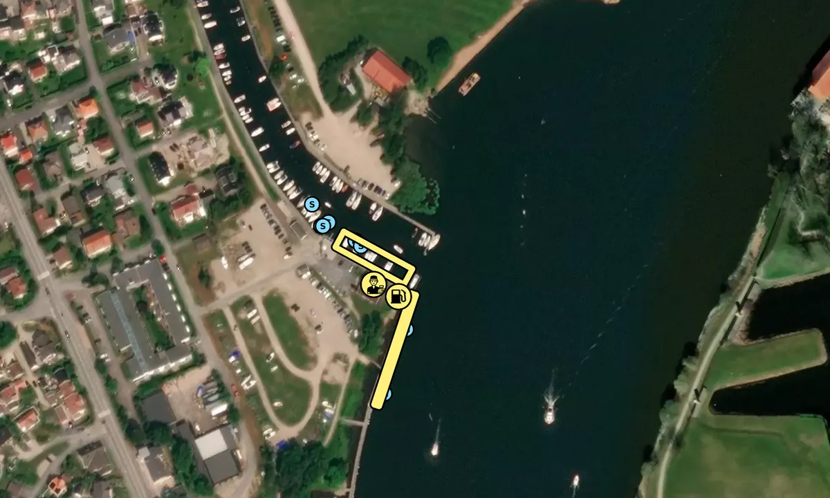 Satelite image of Nøkledypet - Kråkerøy Båtforening