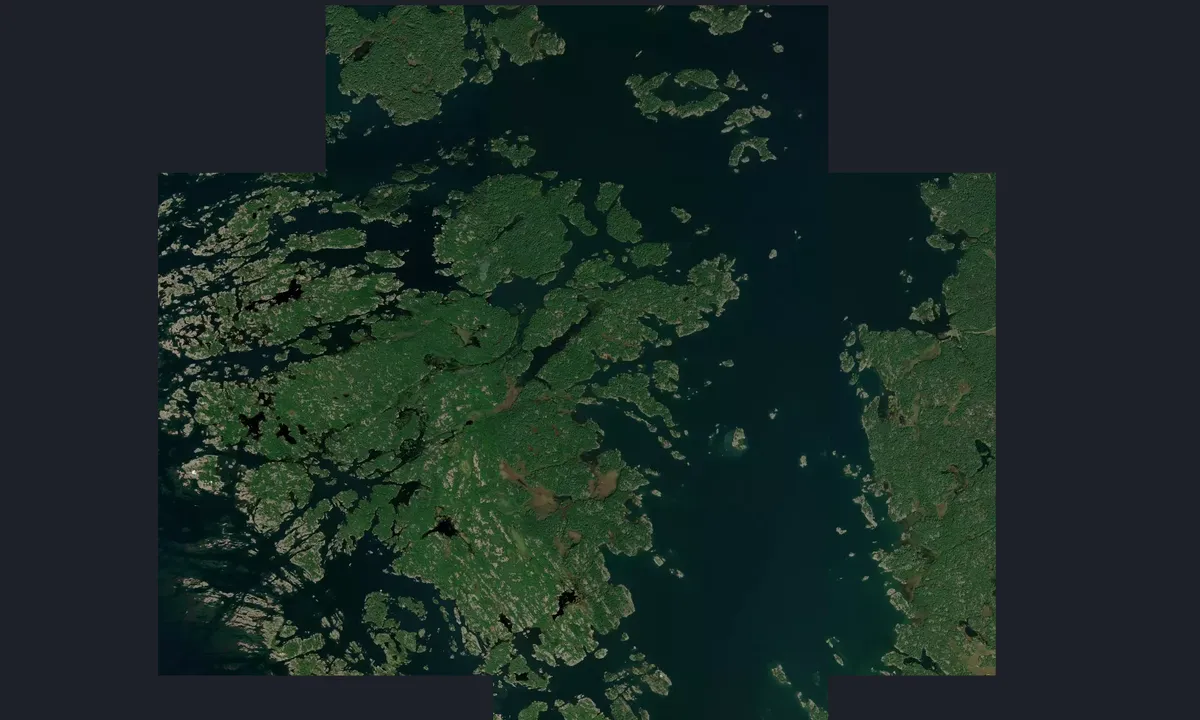 Flyfoto av Noname Bay