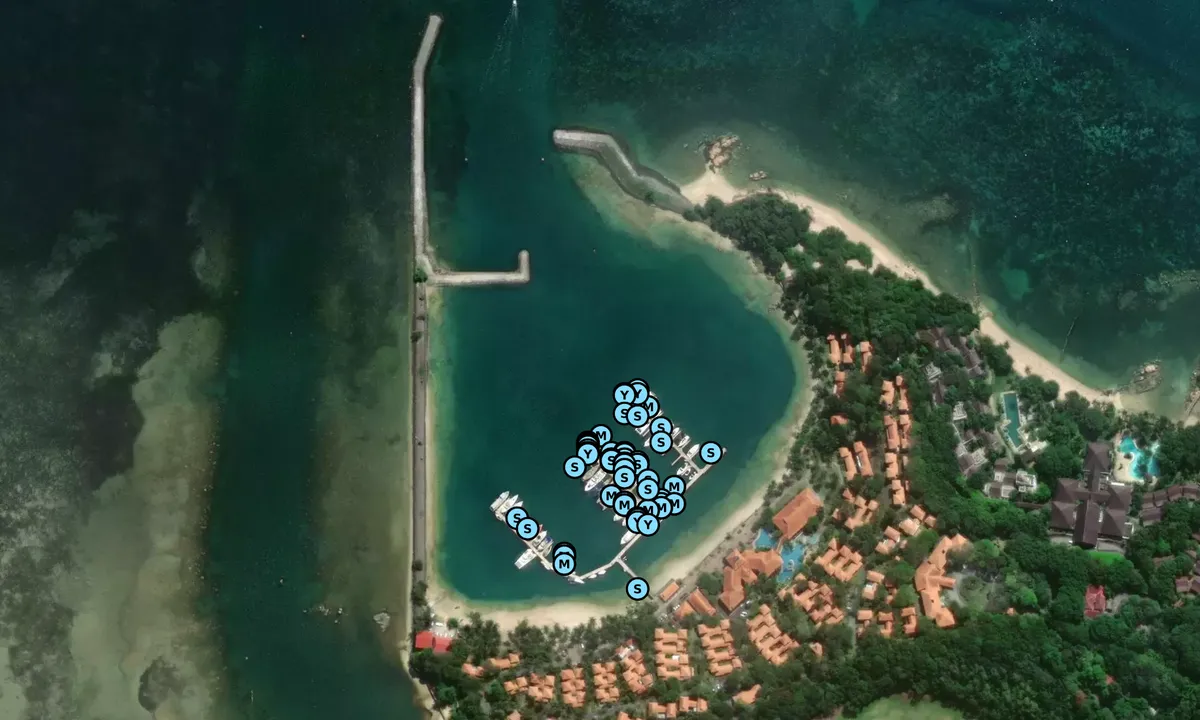 Satelite image of Nongsa Point Marina - Riau Islands