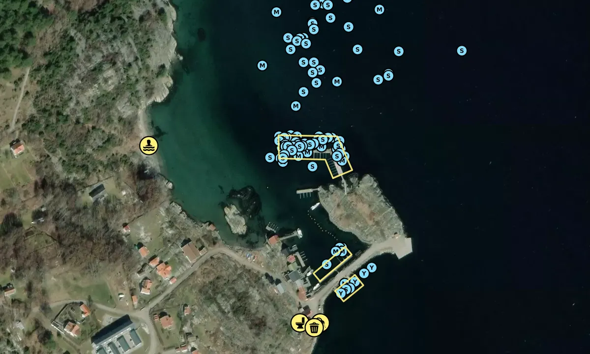 Satelite image of Nord-Koster Vättnet