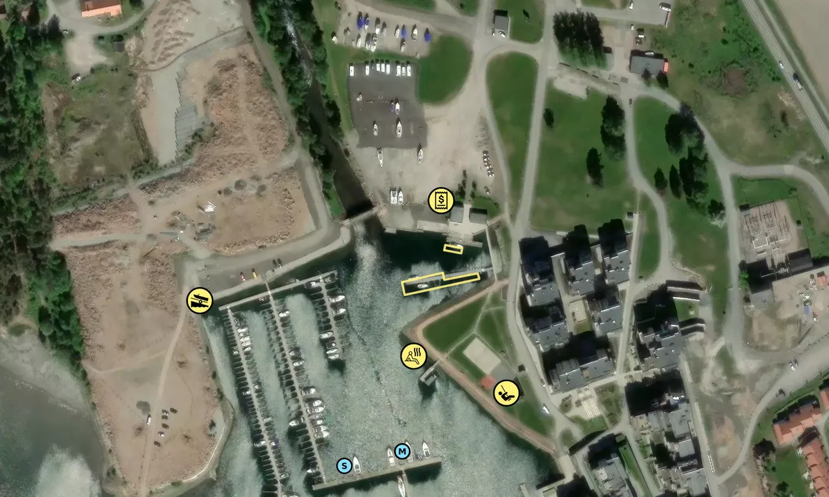 Satelite image of Nordre Jarlsberg Brygge
