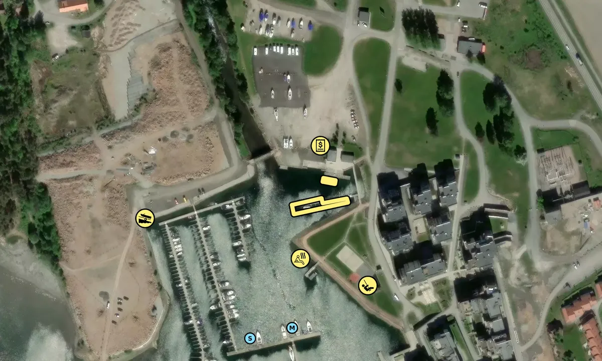 Satelite image of Nordre Jarlsberg Brygge