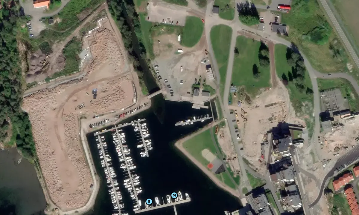 Satelite image of Nordre Jarlsberg Brygge
