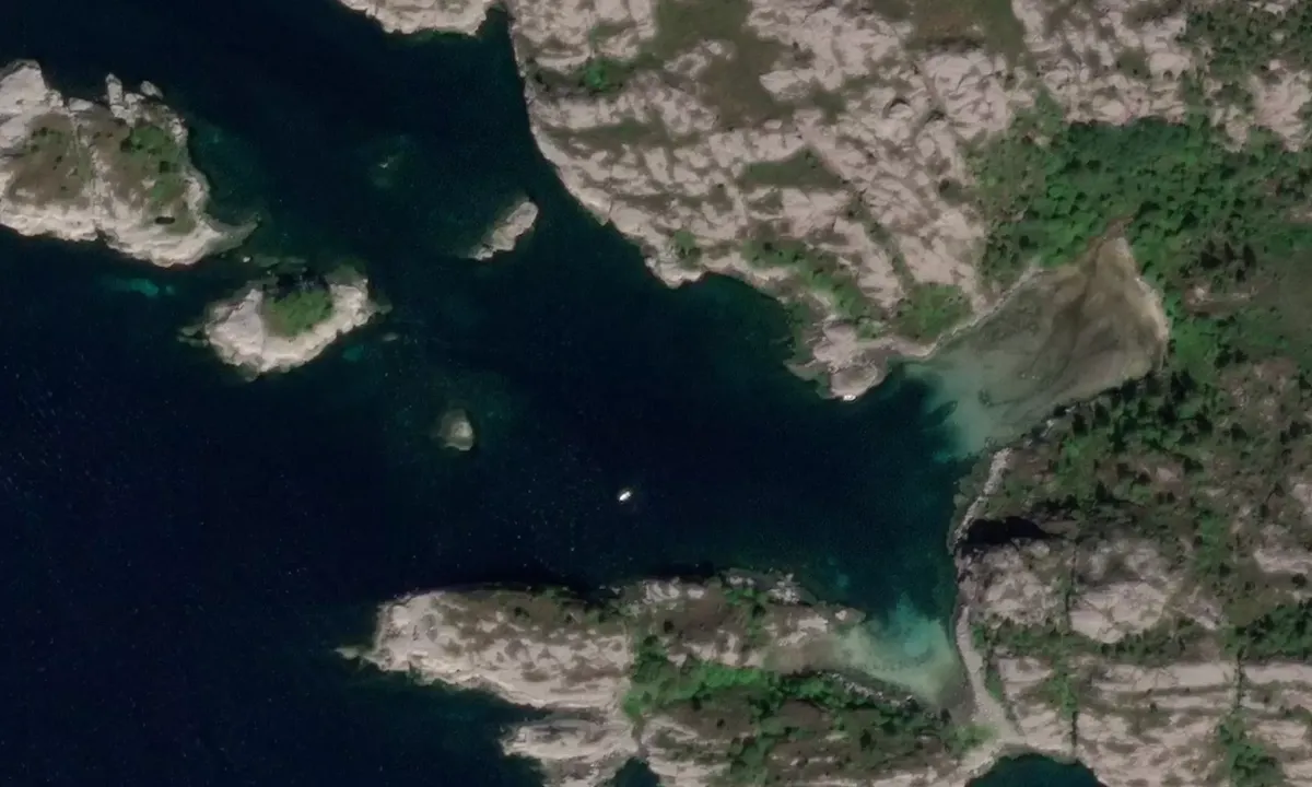 Satelite image of Nordre Småvågen