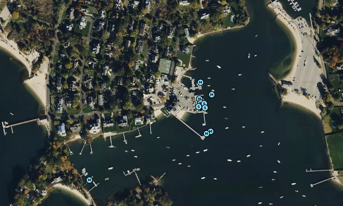 Satelite image of Noroton Yacht Club - Darien