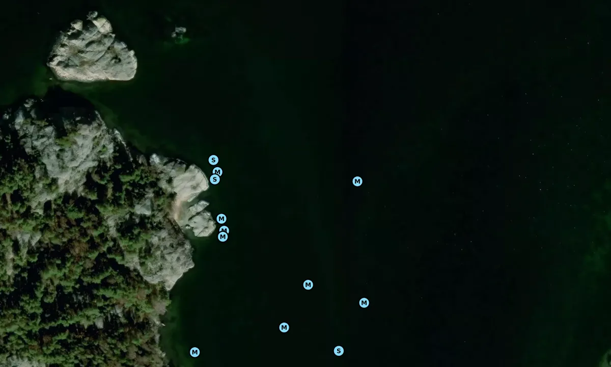 Satelite image of Norra Björnholmen