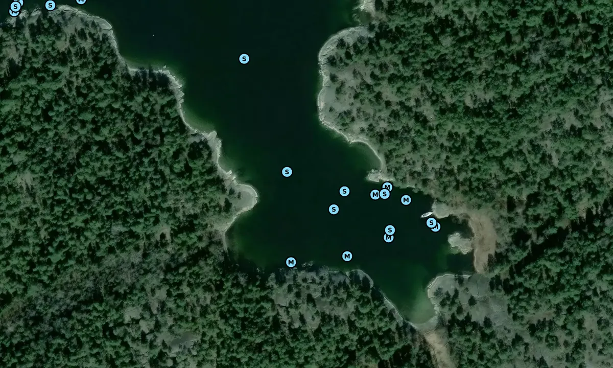 Satelite image of Norra Hagedeviken