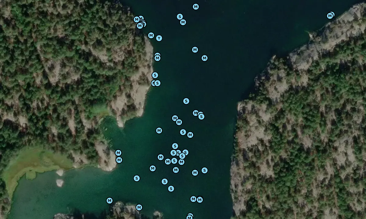Flyfoto av Norra Långholmen - Trässö - Bredholmen