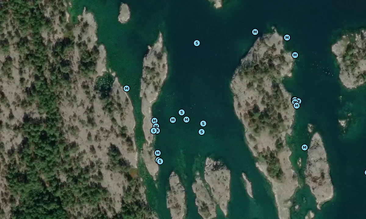 Flyfoto av Norra Långholmen - Trässö - Bredholmen - Kalmar