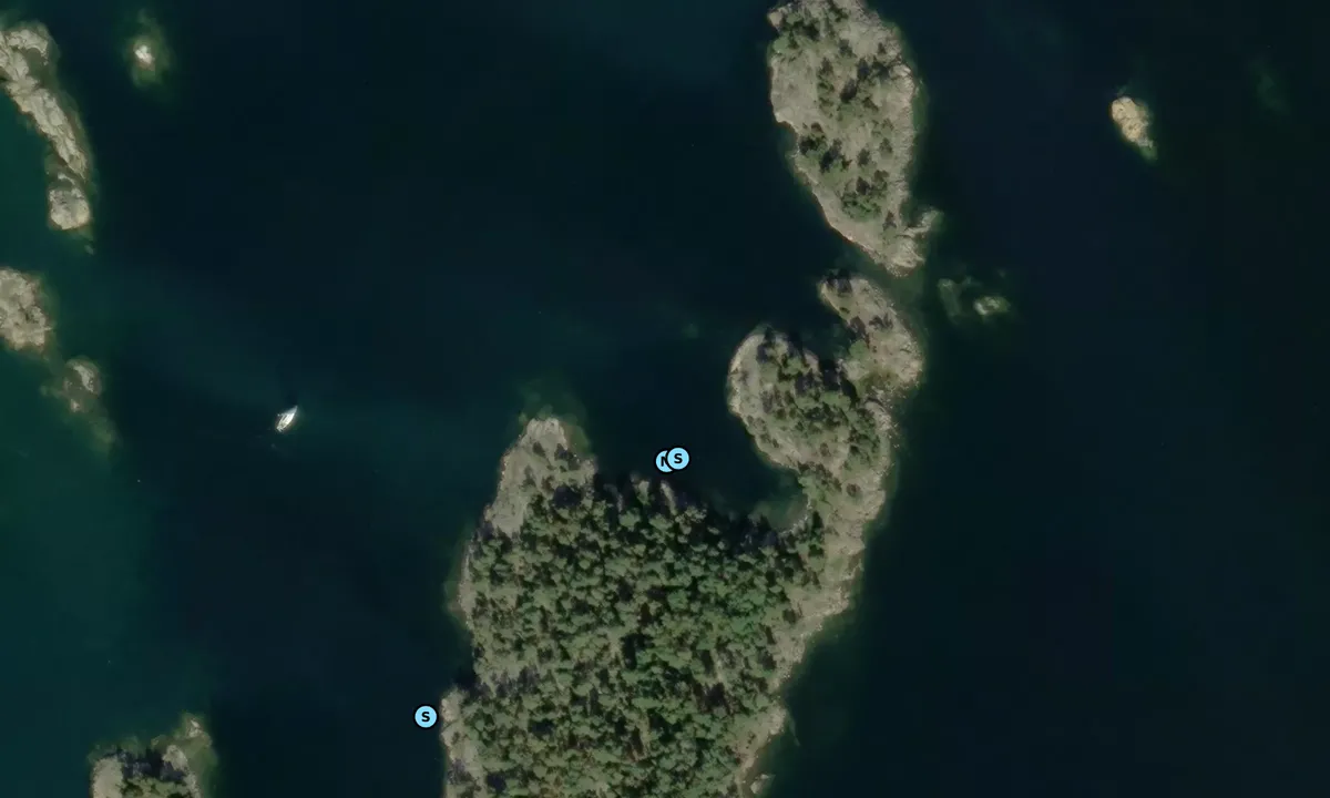 Satelite image of Norra Sackholmen