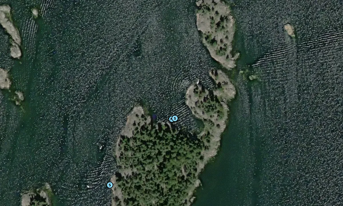 Satelite image of Norra Sackholmen