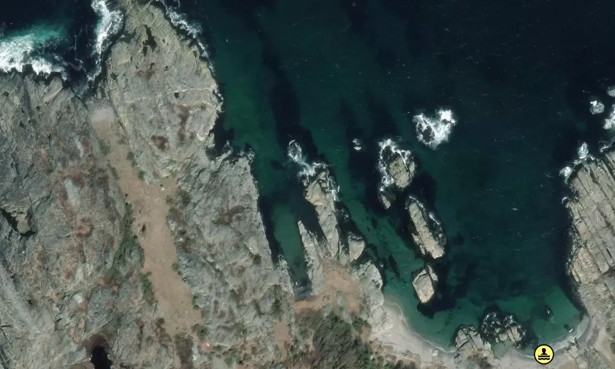Satelite image of Norre Vikarna