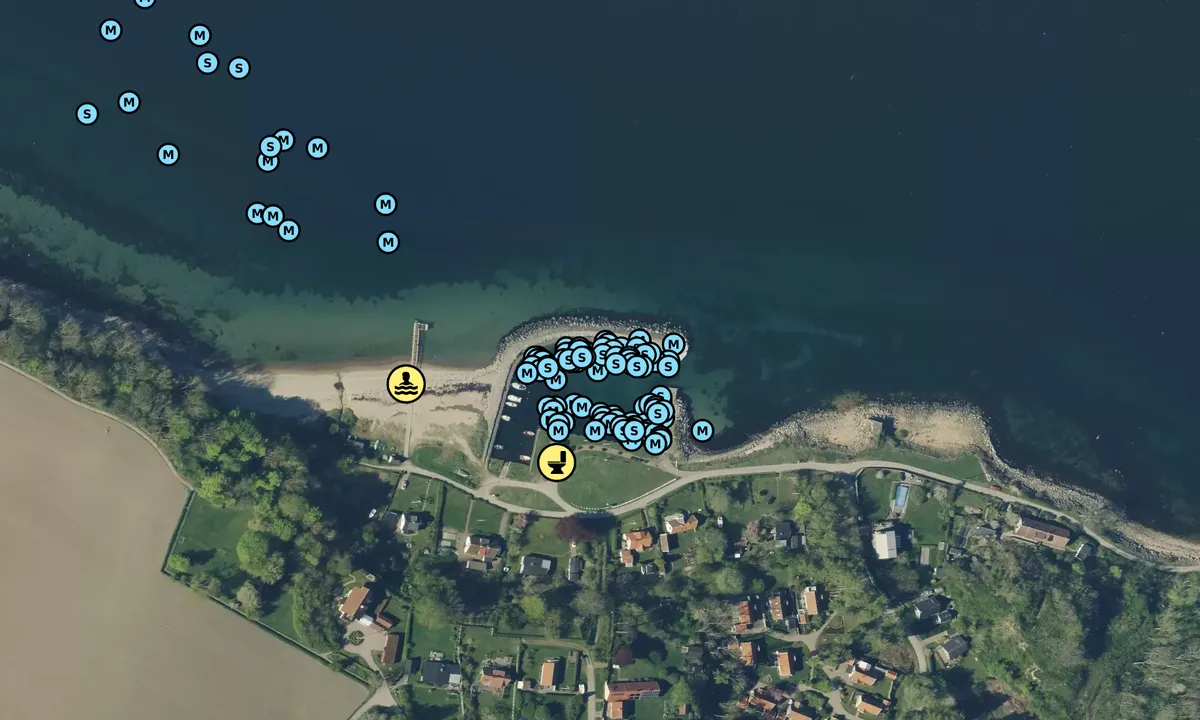 Satelite image of Norreborg Hamn - Ven