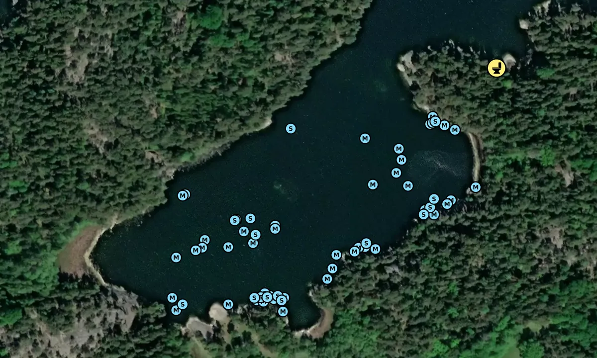 Satelite image of Norrgårdsön