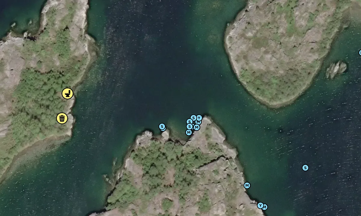 Satelite image of Norrpada - Storskär - Blidö
