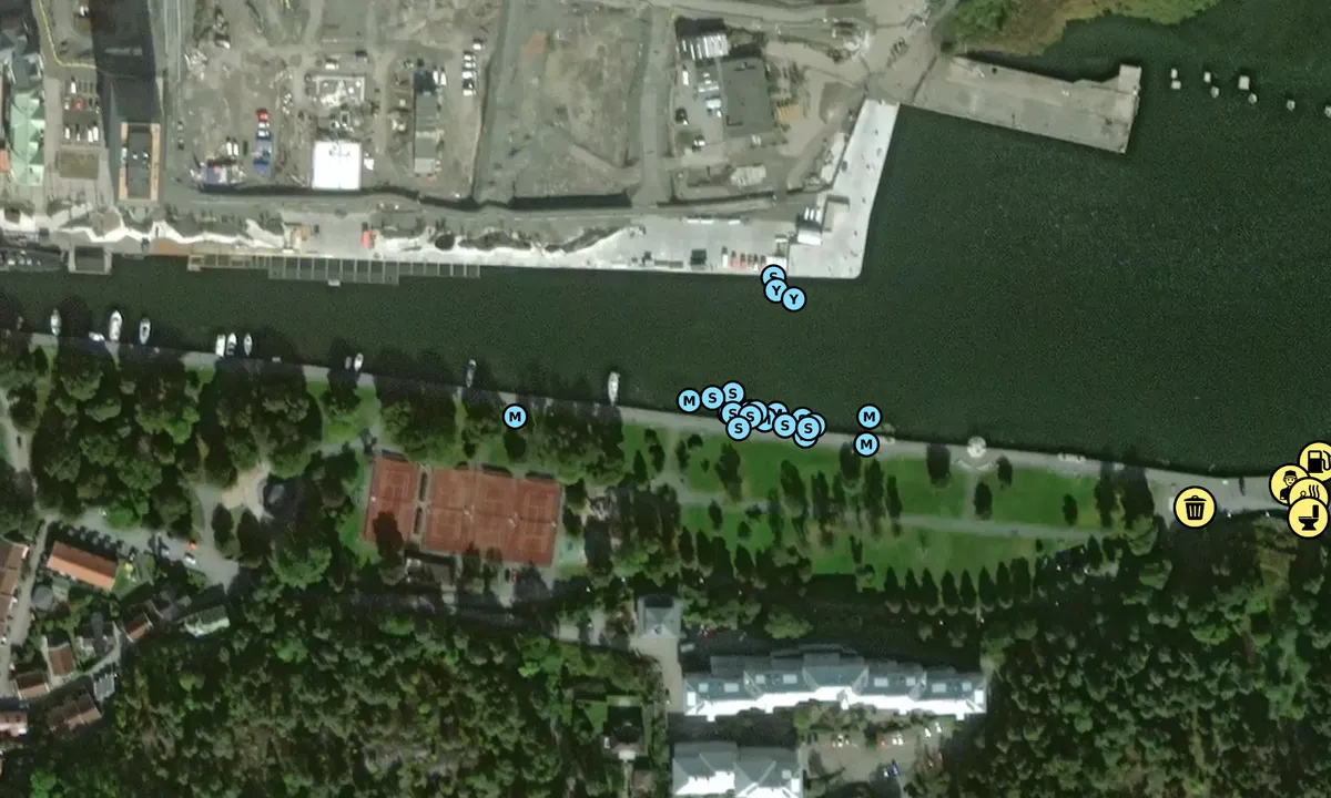 Satelite image of Norrtälje