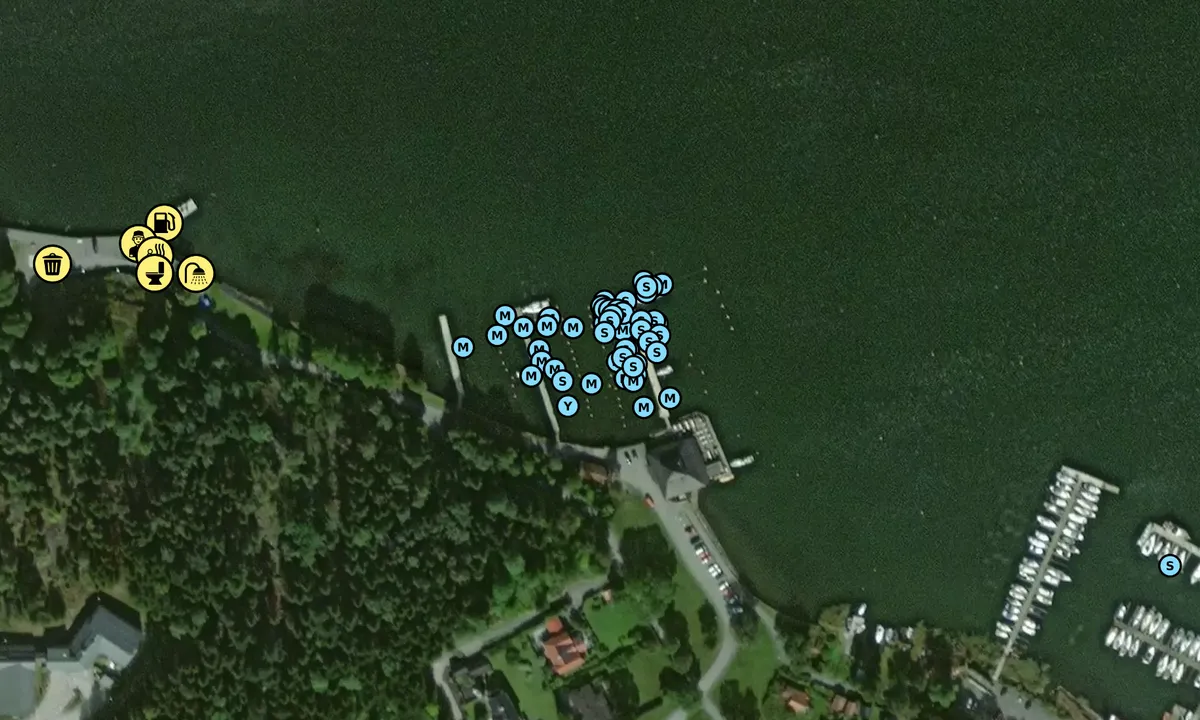 Satelite image of Norrtälje Gästhamn
