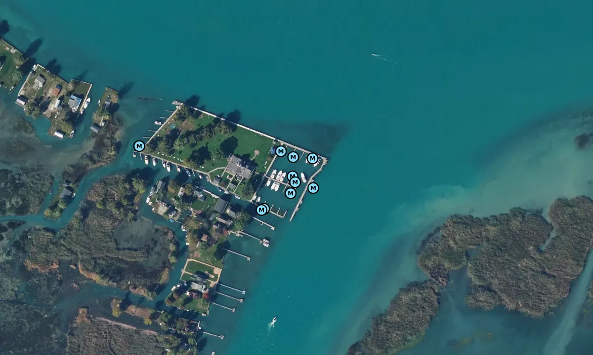 Satelite image of North Channel Yacht Club