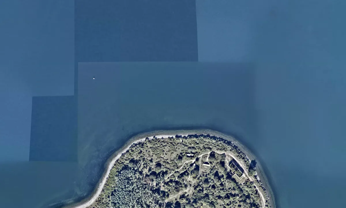 Flyfoto av North Dutch Island (daytime).