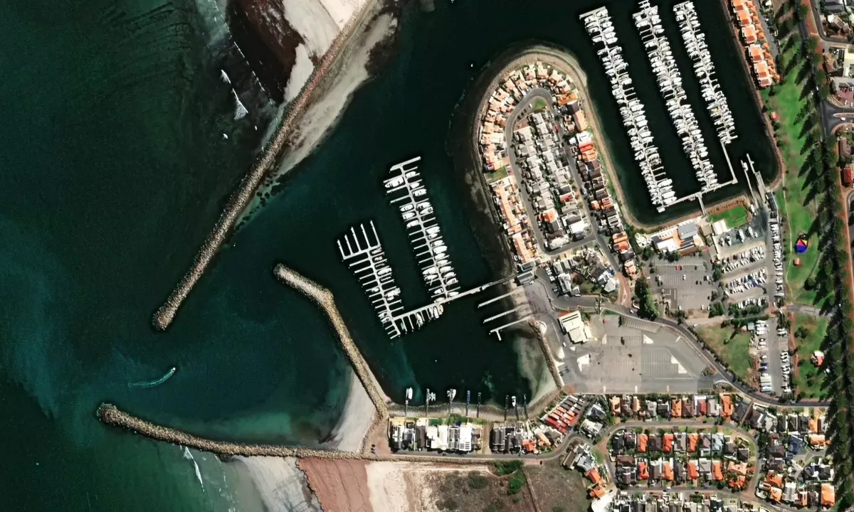 Flyfoto av North Haven Marina