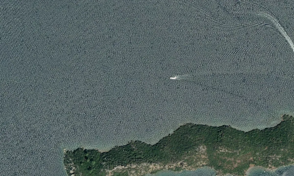 Flyfoto av North of Sedir Adasi