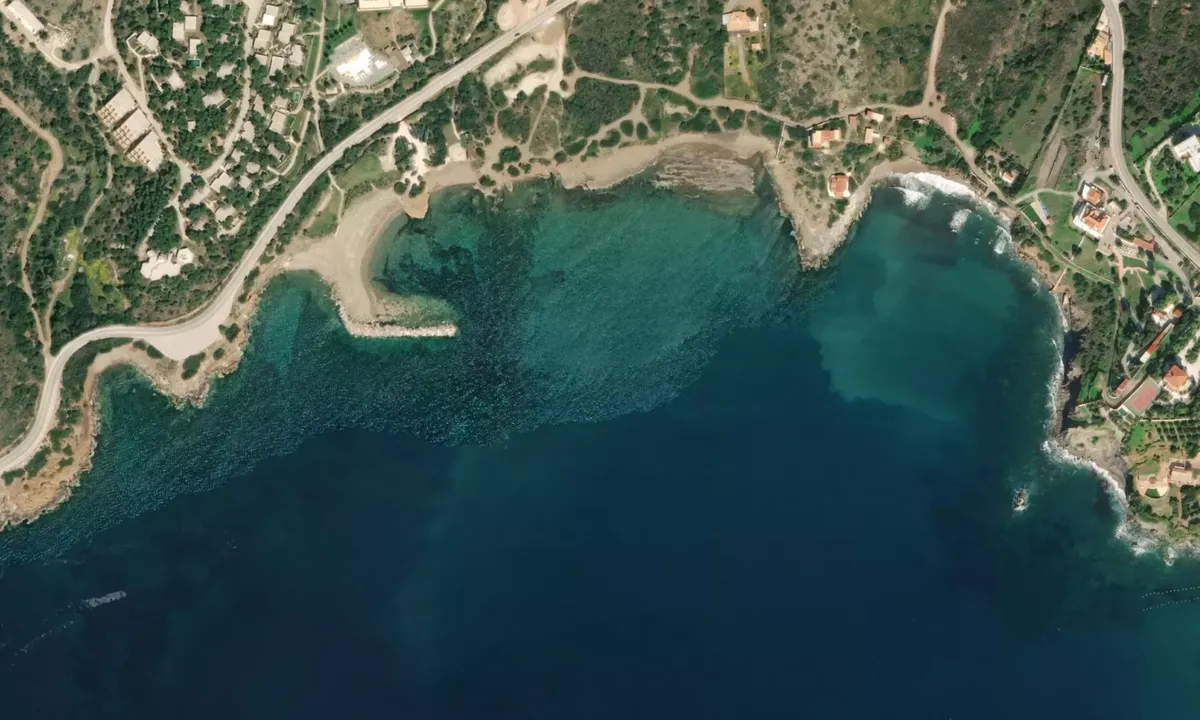 Flyfoto av North Sounio