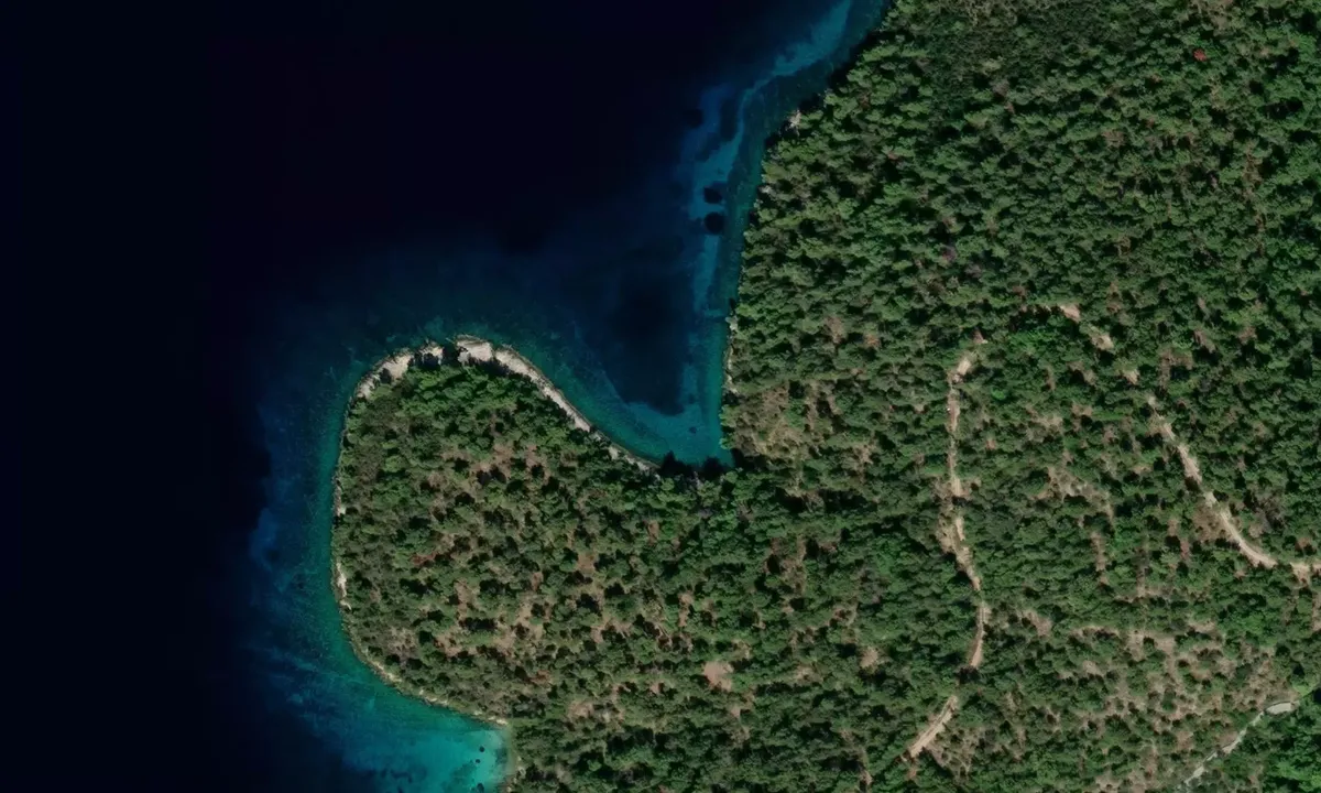 Satelite image of North West Milna Day Swim
