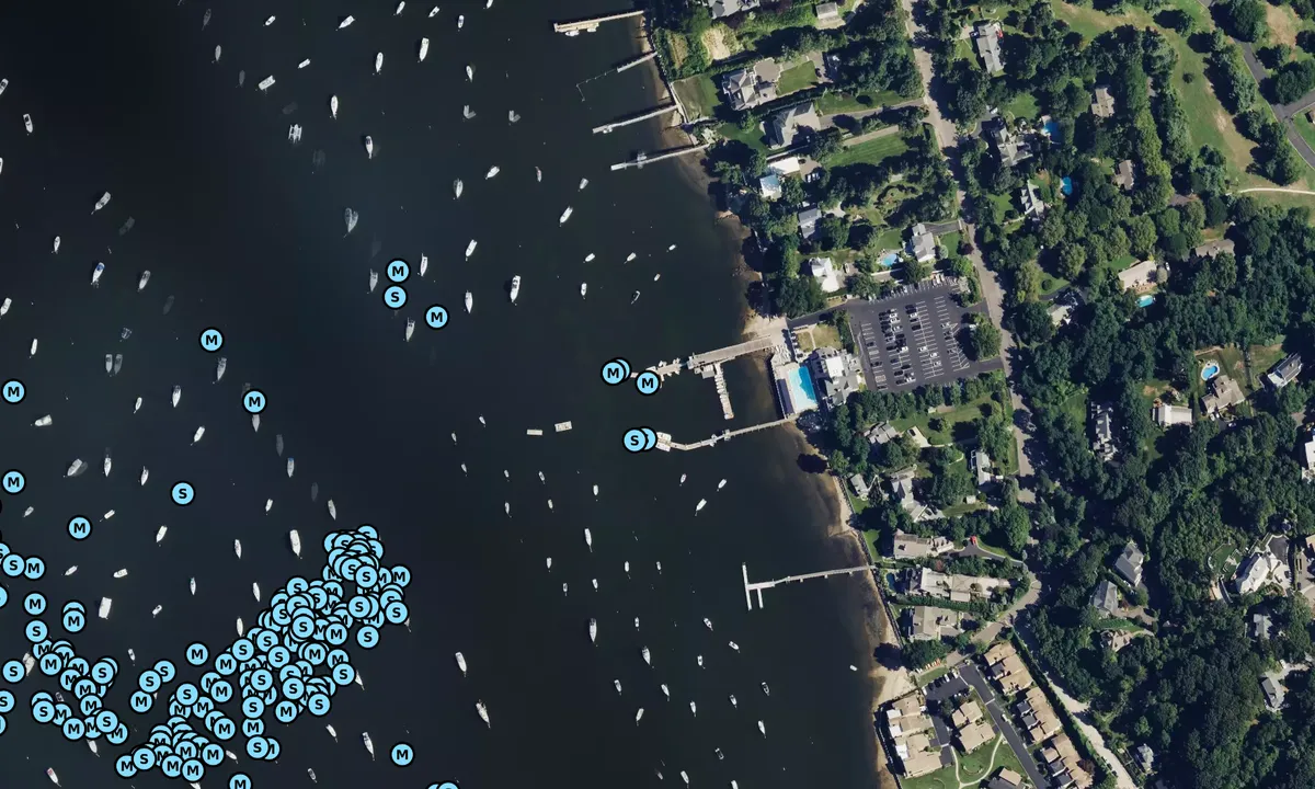 Satelite image of Northport Yacht Club