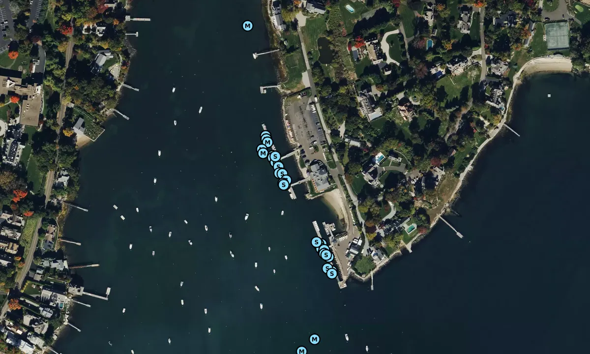 Satelite image of Norwalk Yacht Club - Fairfield