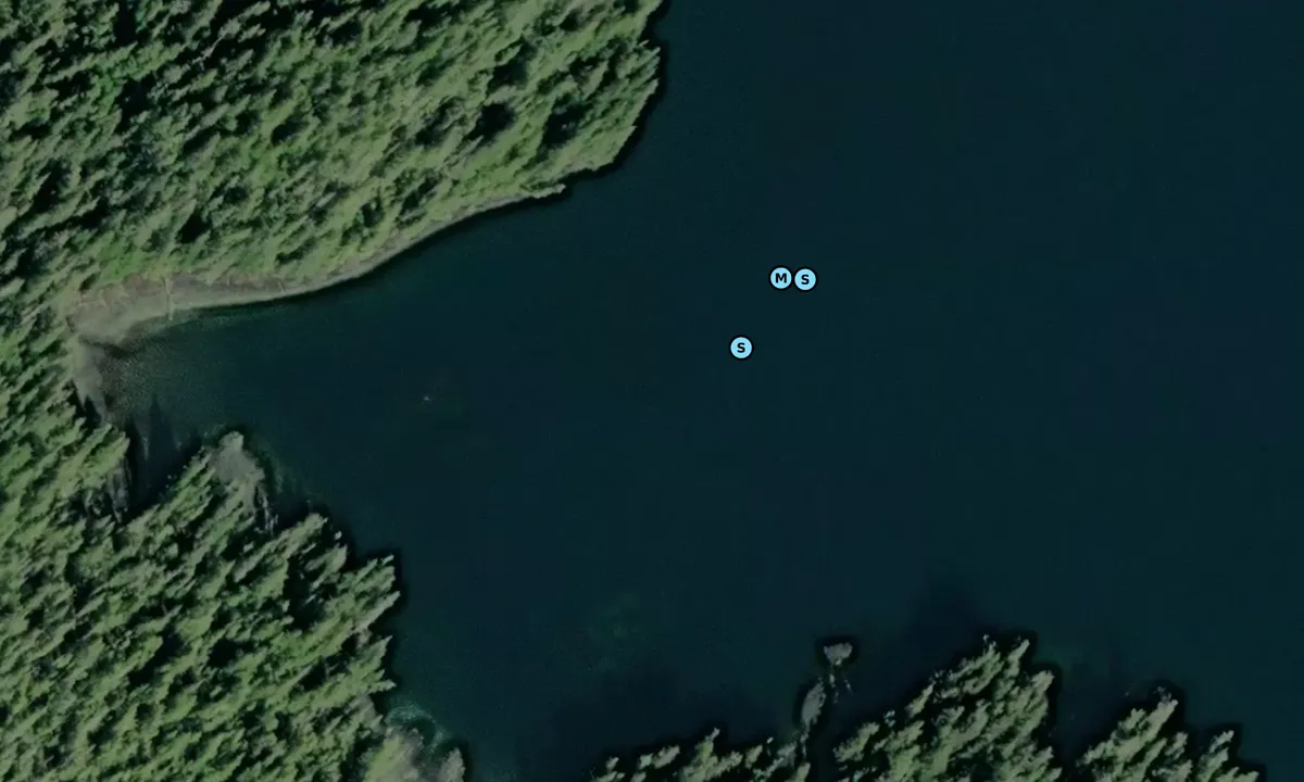 Satelite image of Nossuk Bay Cove