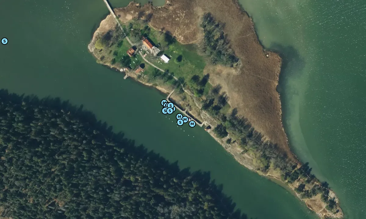 Satelite image of Notholmen Gästhamn - Tyresö Slott
