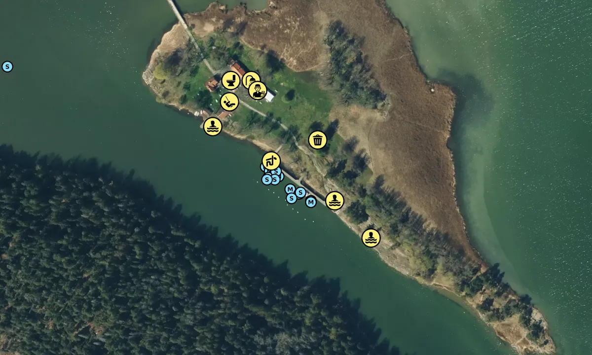 Satelite image of Notholmen Gästhamn - Tyresö Slott