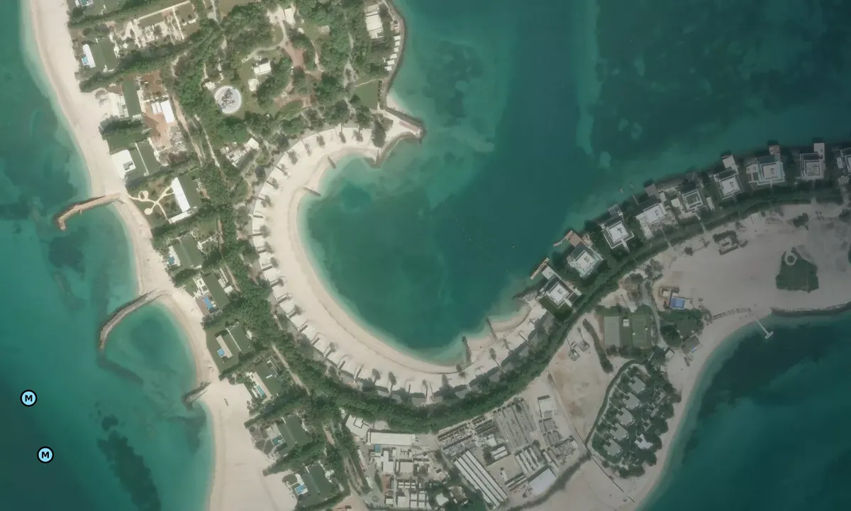 Satelite image of Nurai Island