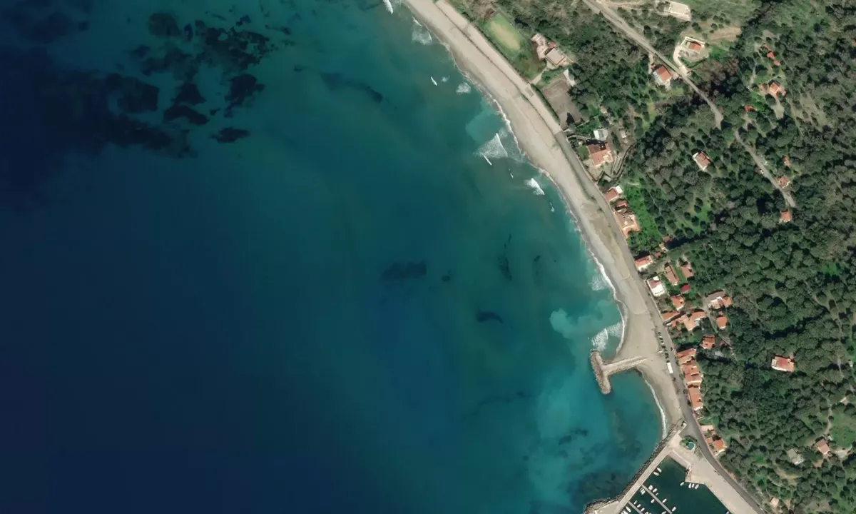 Flyfoto av NW of Marina di Pisciotta