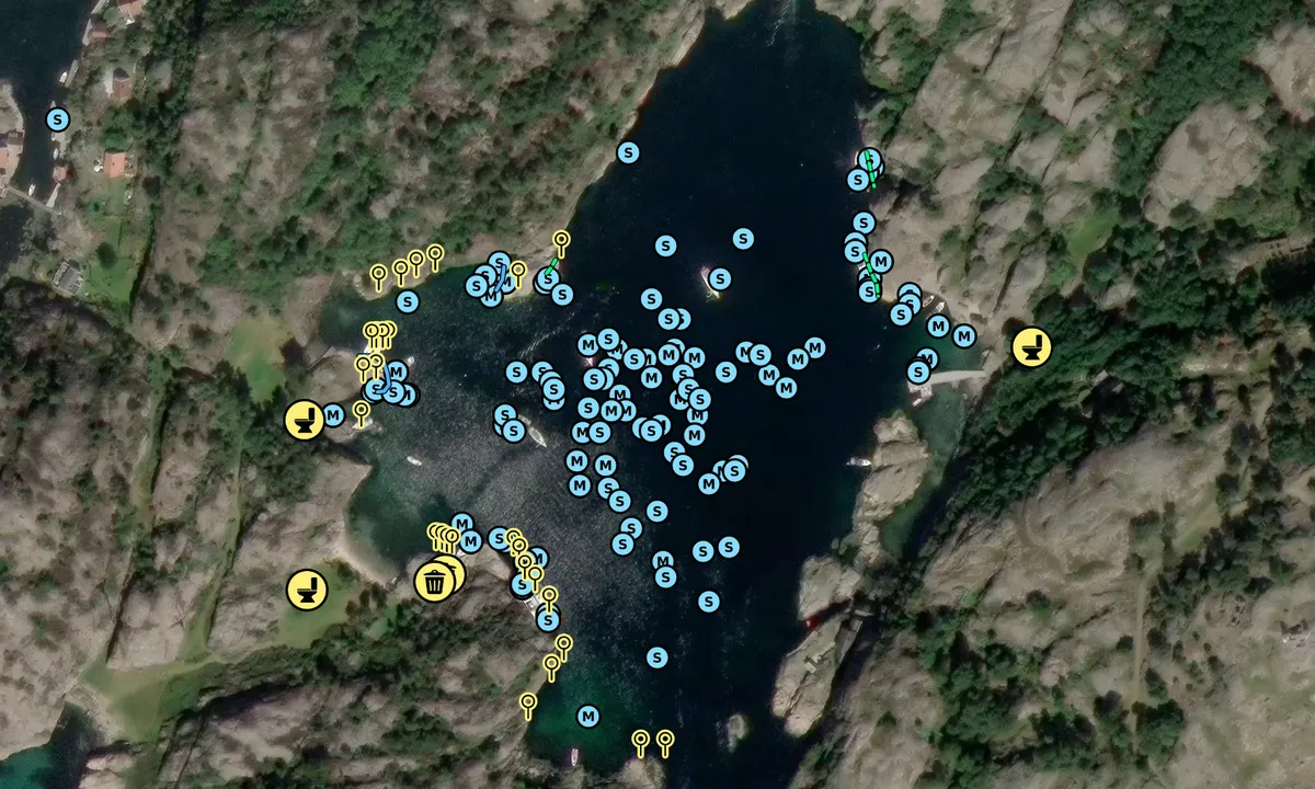 Satelite image of Ny-Hellesund - Olavsundet