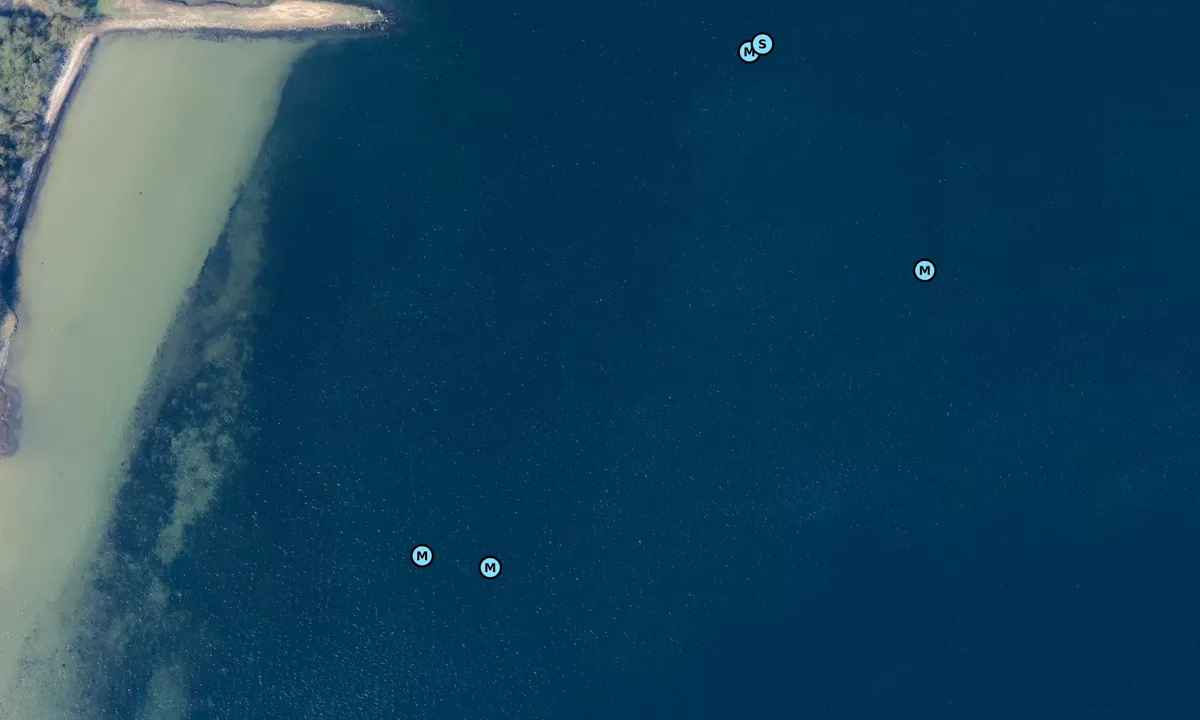 Satelite image of Nybølnor - Stjernegrund bouy