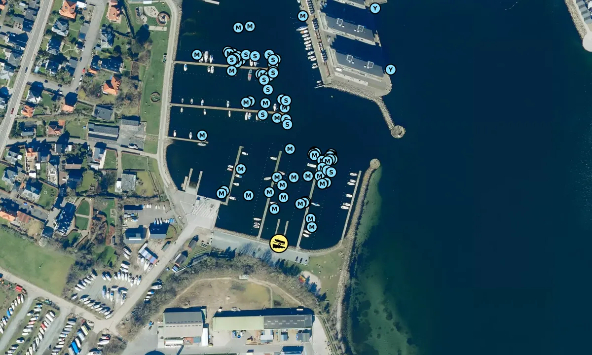 Satelite image of Nyborg
