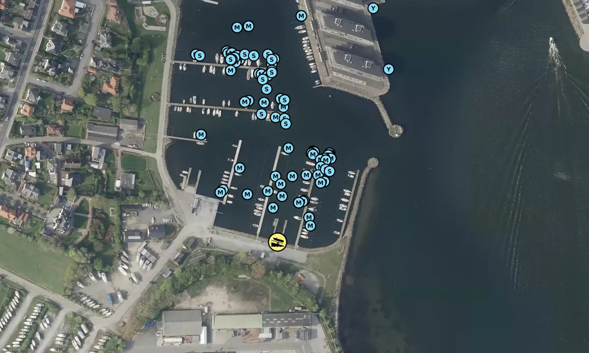 Satelite image of Nyborg