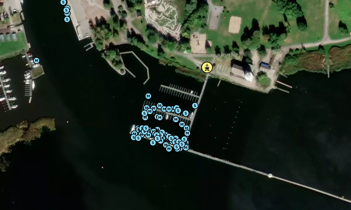 Satelite image of Nyköping Gästhamn