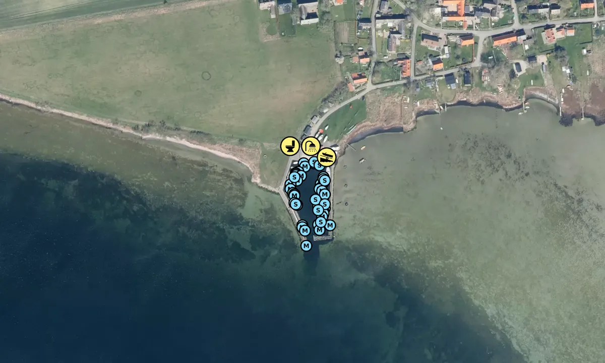 Satelite image of Nyord Havn